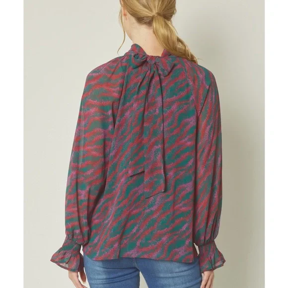 🌹🌹🌹ENTRO Tie in the back blouse🌹🌹🌹 - Picture 2 of 10